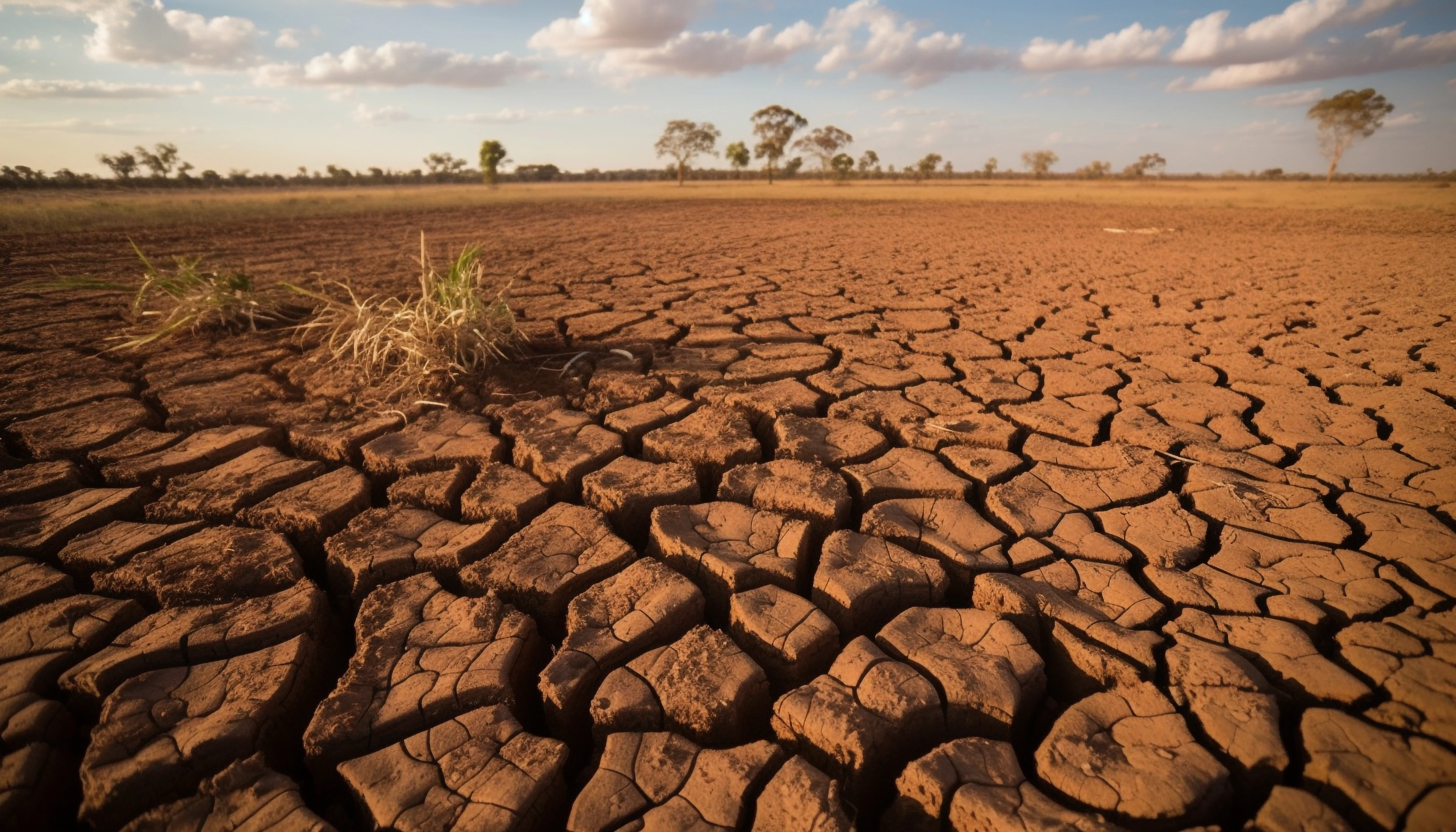 Tanah gersang akibat El Nino 2023