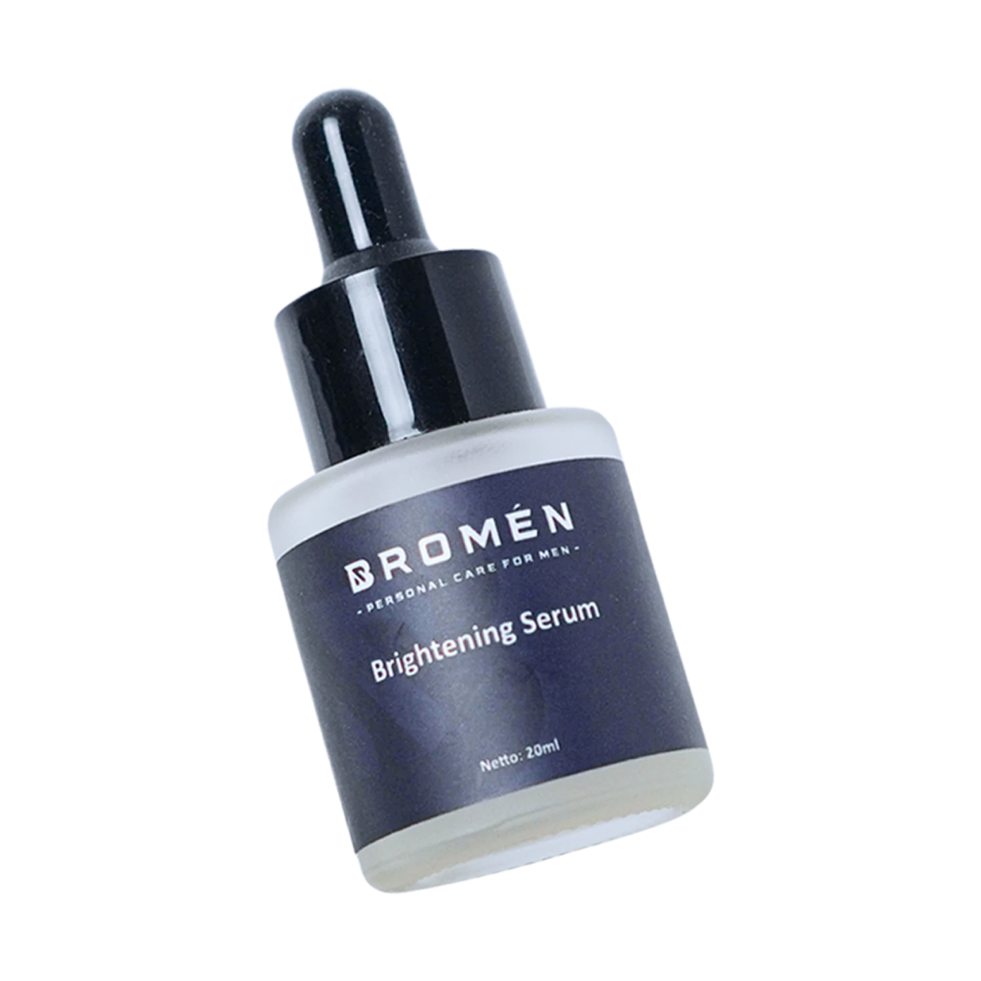 bromen brightening serum closeup with transparent background